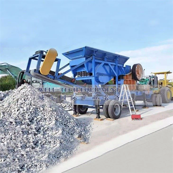 mobile jaw crusher