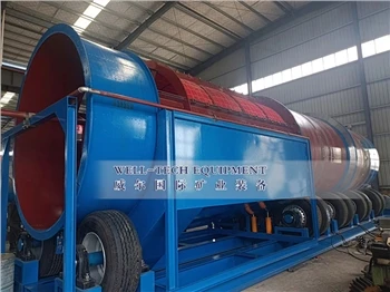 Heavy Duty Rotary Scrubber Rau Ntxuav Bauxite Minerals Rau Tuam Tshoj Hauv Zos